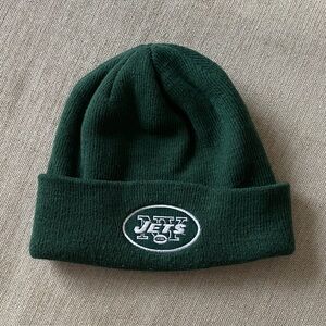NFL Apparel Reebok NY Jets New York Jets Football Green White Beanie Winter Hat